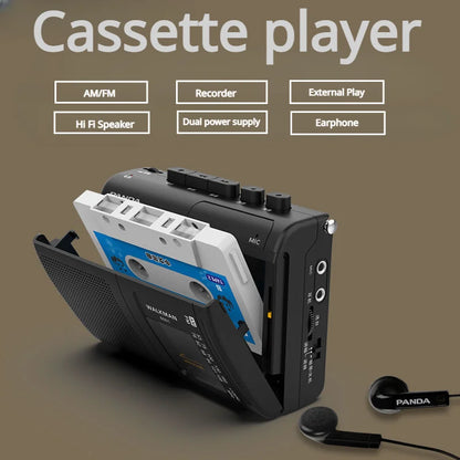 Walkman Time Machine: Blast Tunes on the Go with this Retro Cassette Tape Player!