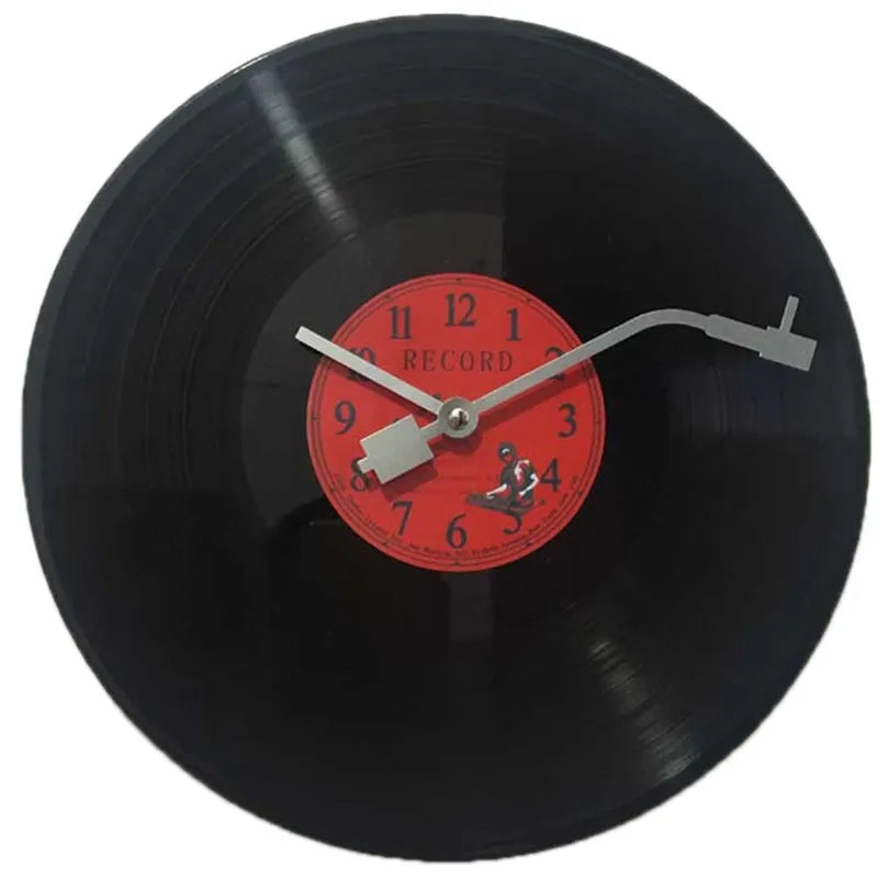 Vintage Inspired Vinyl Record Wall Clock - Intelli Monde