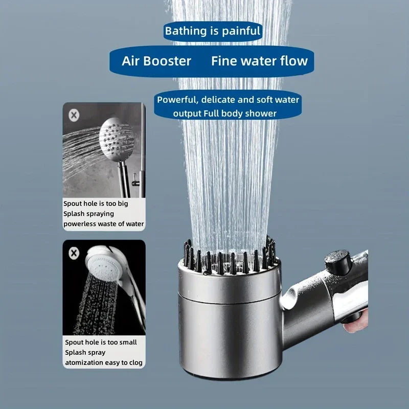 Aqua Pure-Lux 4 Modes Shower Head With Filter Element