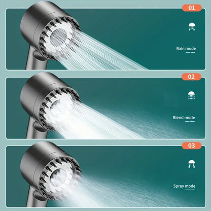 Aqua Pure-Lux 4 Modes Shower Head With Filter Element