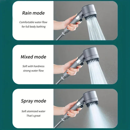 Aqua Pure-Lux 4 Modes Shower Head With Filter Element