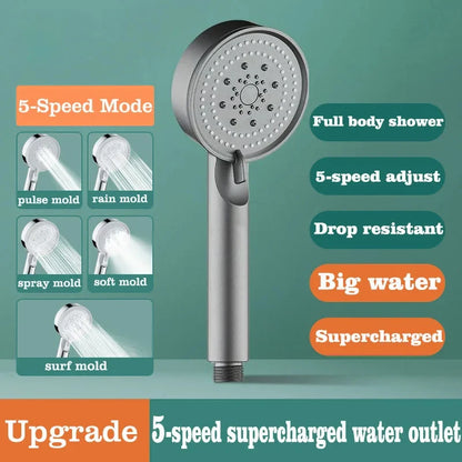 Aqua Pure-Lux 4 Modes Shower Head With Filter Element